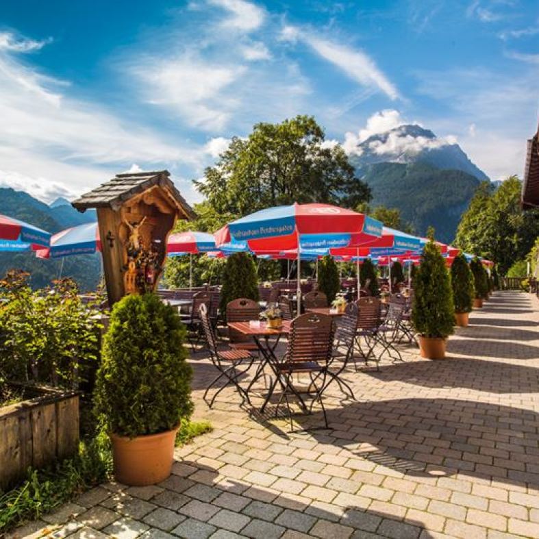 Terrasse in der Sonne