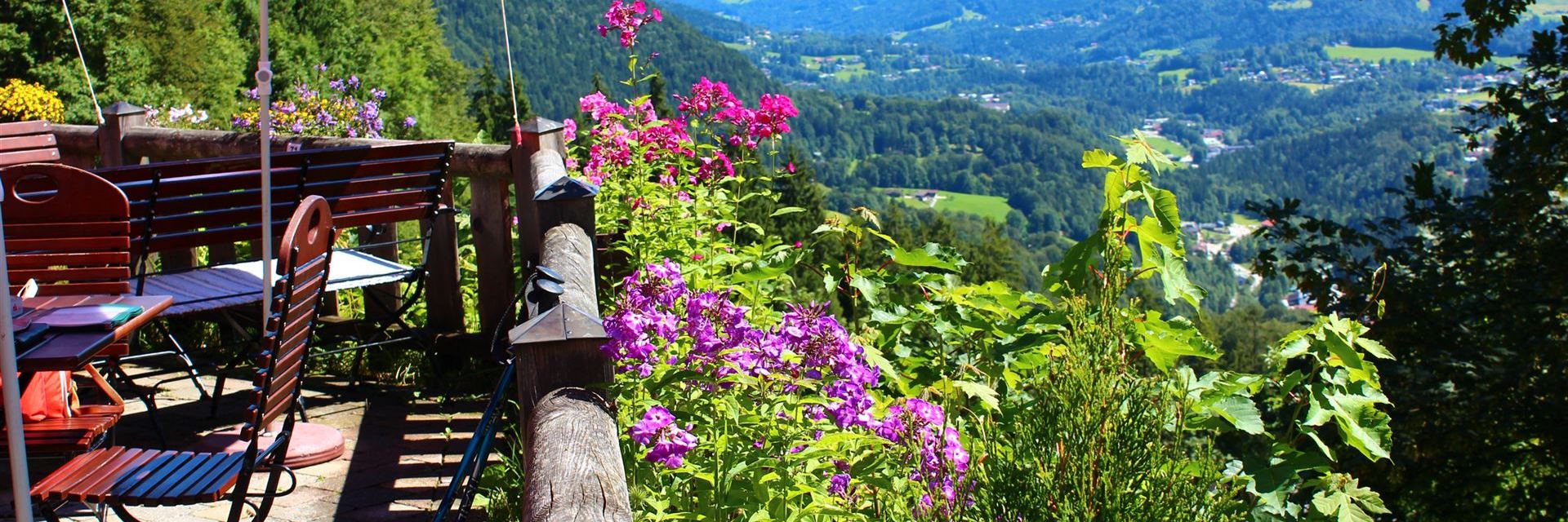 Sicht in Richtung Schönau und Berchtesgaden