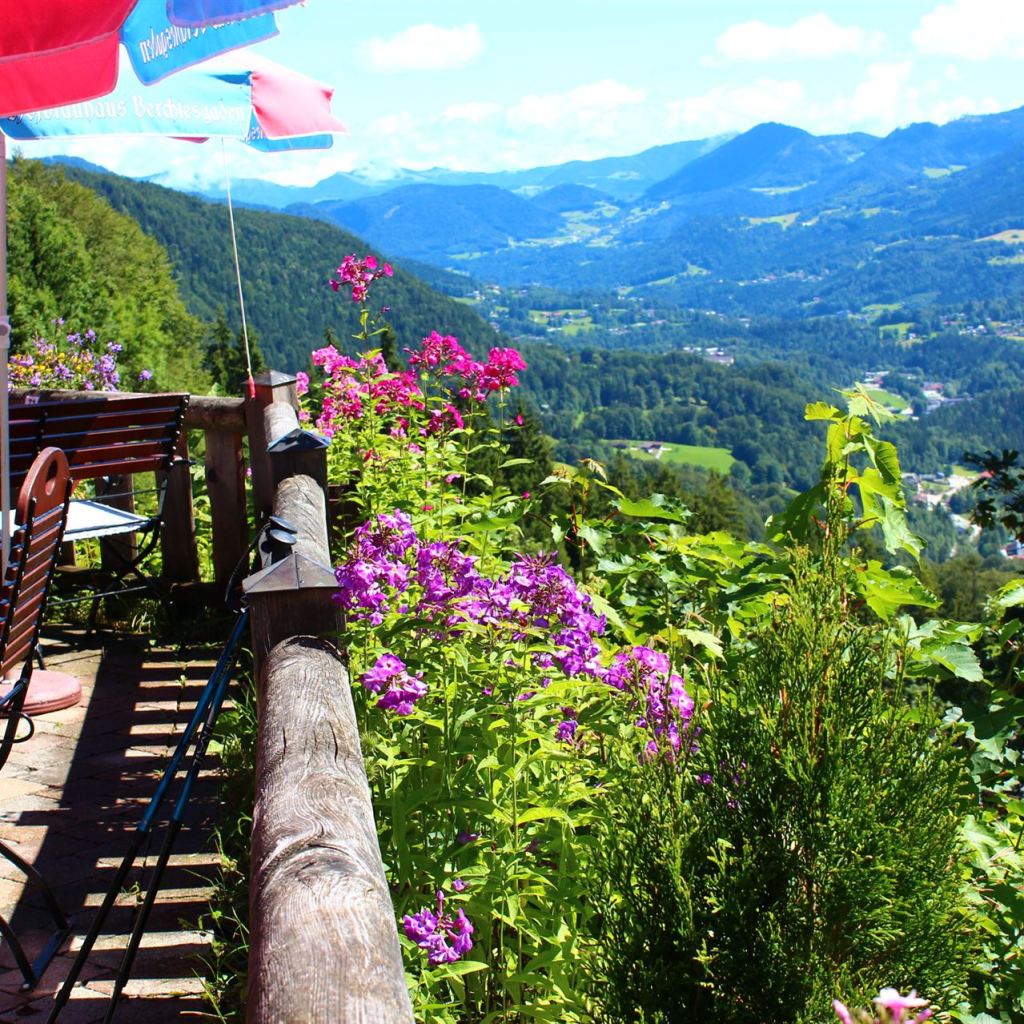 Sicht in Richtung Schönau und Berchtesgaden